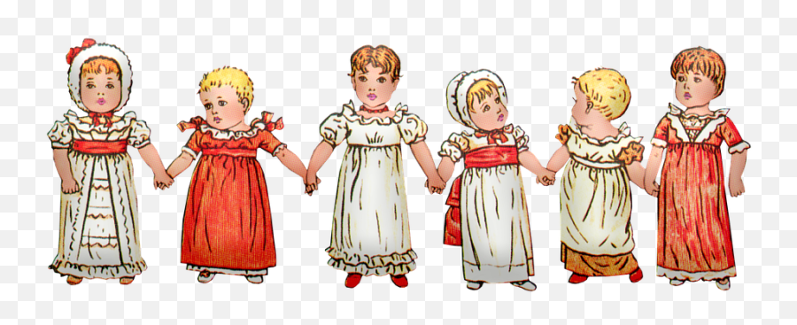 Free Photo Children Little Girls Young Kids Vintage - Standing Around Emoji,Volcano Emotions Activity