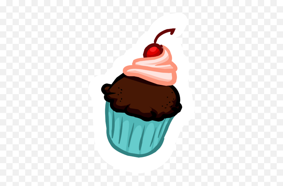 Cupcake Pin Club Penguin Wiki Fandom - Club Penguin Cupcake Emoji,Is There A Cupcake Emoji