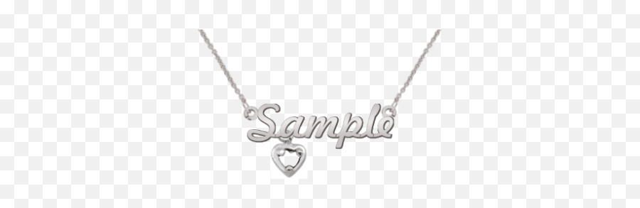 Birthstone Cursive Name Necklace 1 Stone And Namezales Emoji,Cursive Emojis