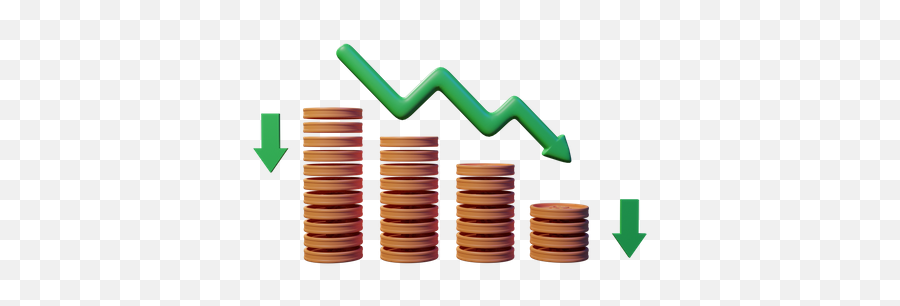 Recession Icon - Download In Glyph Style Emoji,Stock Price Increase Emoji