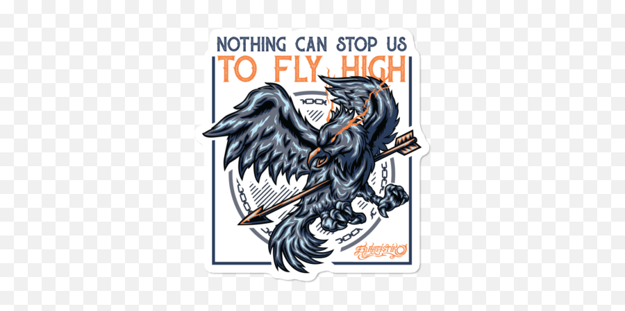 Best Eagle Stickers Design By Humans Emoji,Fly High Bird Emoji