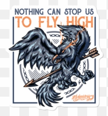 Best Eagle Stickers Design By Humans Emoji,Fly High Bird Emoji