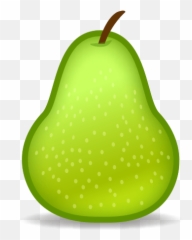 Pear - Transparent Background Emoji Fruit,Pear Emoji