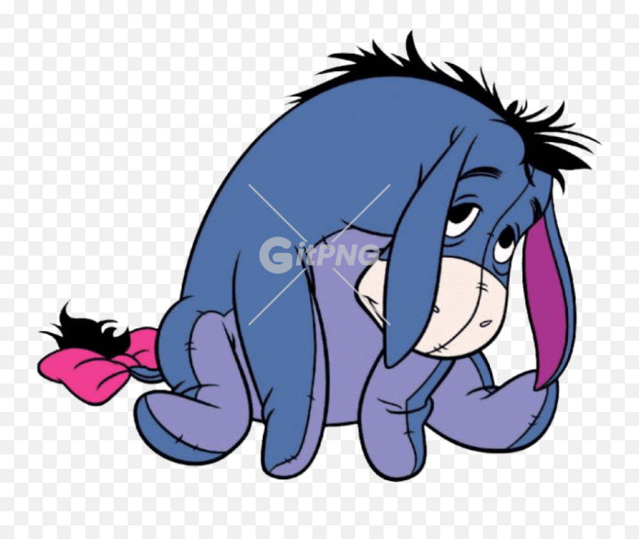 Disney Clipart Sad - Eeyore Winnie The Pooh Emoji,Eeyore Emoticons