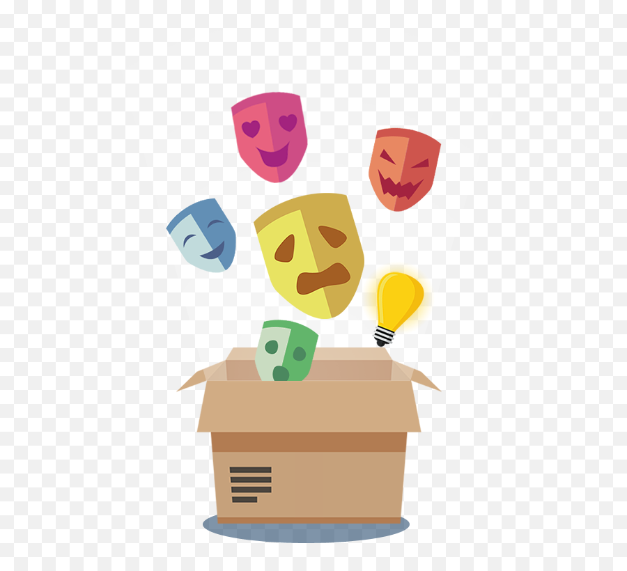 Conceptual Pictures - Cardboard Box Emoji,Love Emotions List