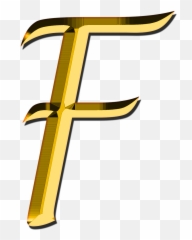 F F Letters Letras Picsart Gold Sticker By Valladluly - F Capital Letter Emoji,Letter F Emoji