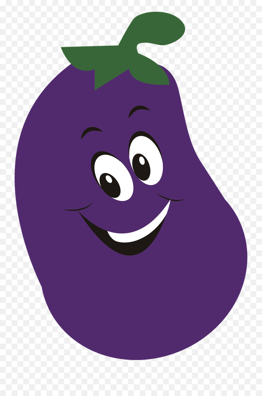 Vegetable Food Eggplant - Eggplant Cartoon Png Emoji,Eggplant Emoticon