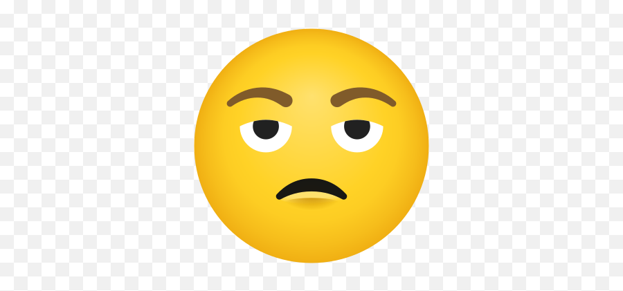 Unamused Face Icon U2013 Free Download Png And Vector - Unamused Emoji,What Is The Meh Emoji Look Like