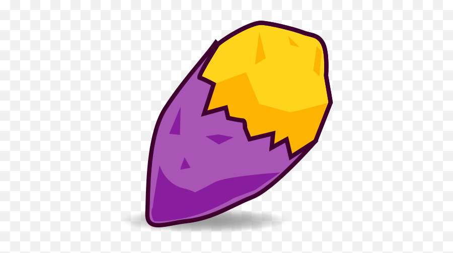 Roasted Sweet Potato - Sweet Potato Purple Cartoon Emoji,Potato Emoji
