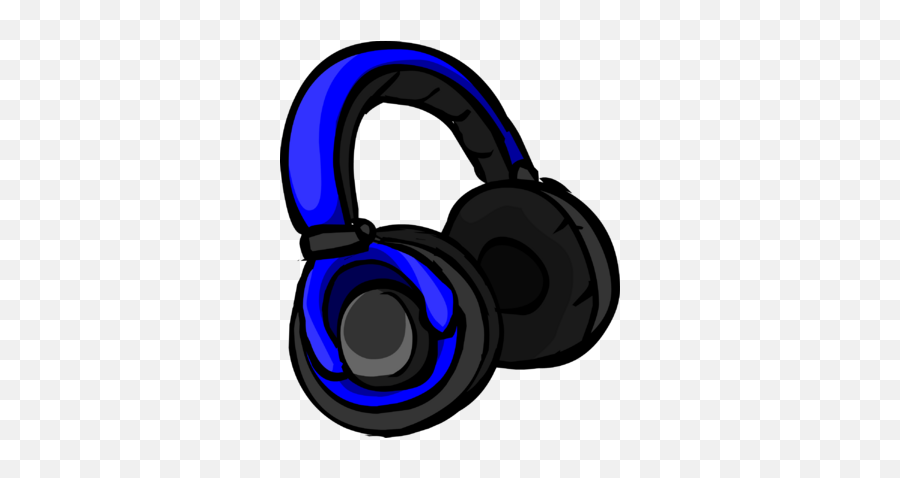 Blue Headphones - Cartoon Headphones Png Emoji,Emojis With Headphones