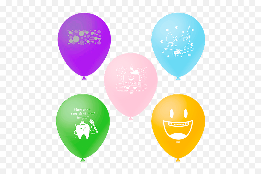 Balões Odontofunny - Balloon Emoji,Emoticon Paciente