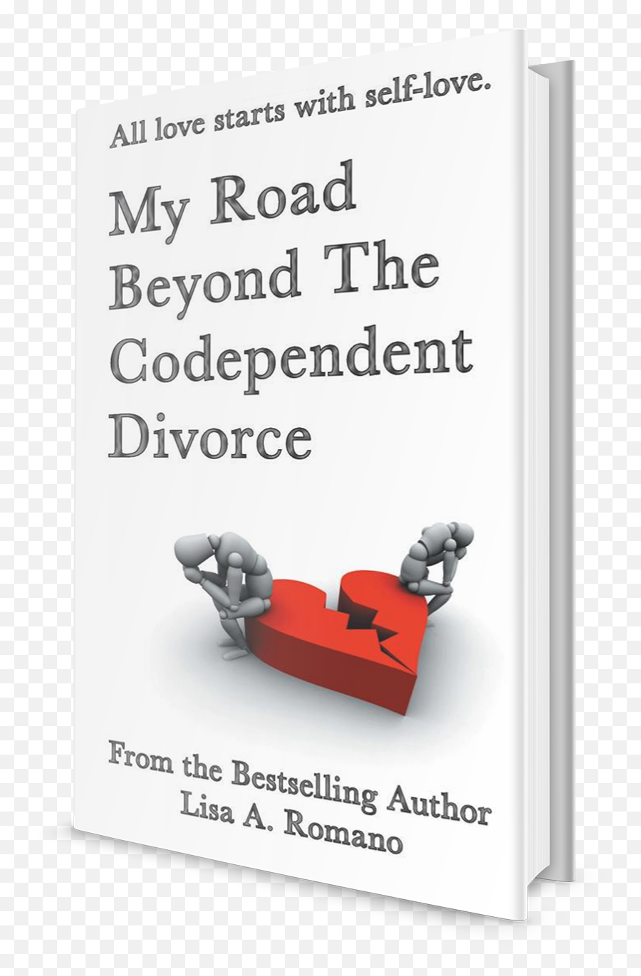My Road Beyond The Codependent Divorce - Book Cover Emoji,Emotions Not What You Think Lisa