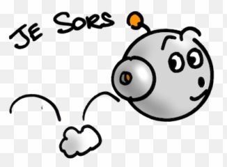 Smileys Bout De Gomme - Smiley Ok Je Sors Emoji,Emoticon Je Suis Une Tête Folle