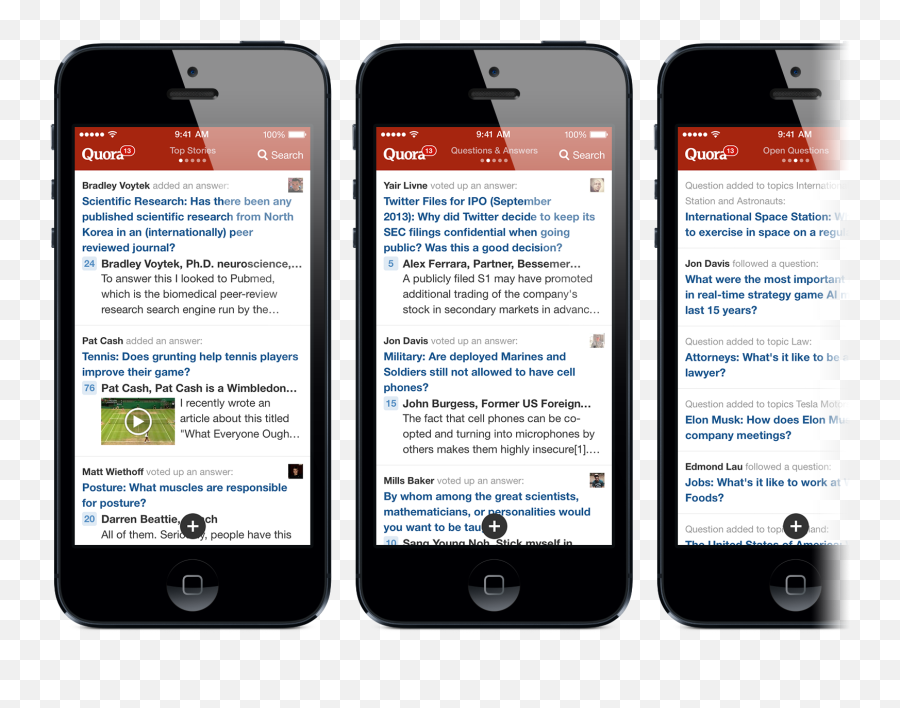 Quora Launches Ios 7 App Reveals Plans For Ipad Version - Madison Square Garden Emoji,Military Emoji For Iphone