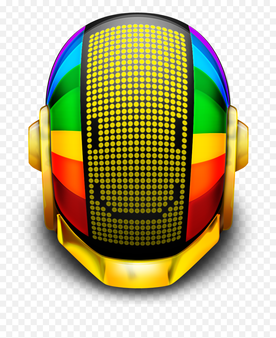 Guyman Helmet Smiley Icon Daft Punks Iconset Tsukasa - Tux Daft Punk Helmet Png Emoji,Helmet Emoji