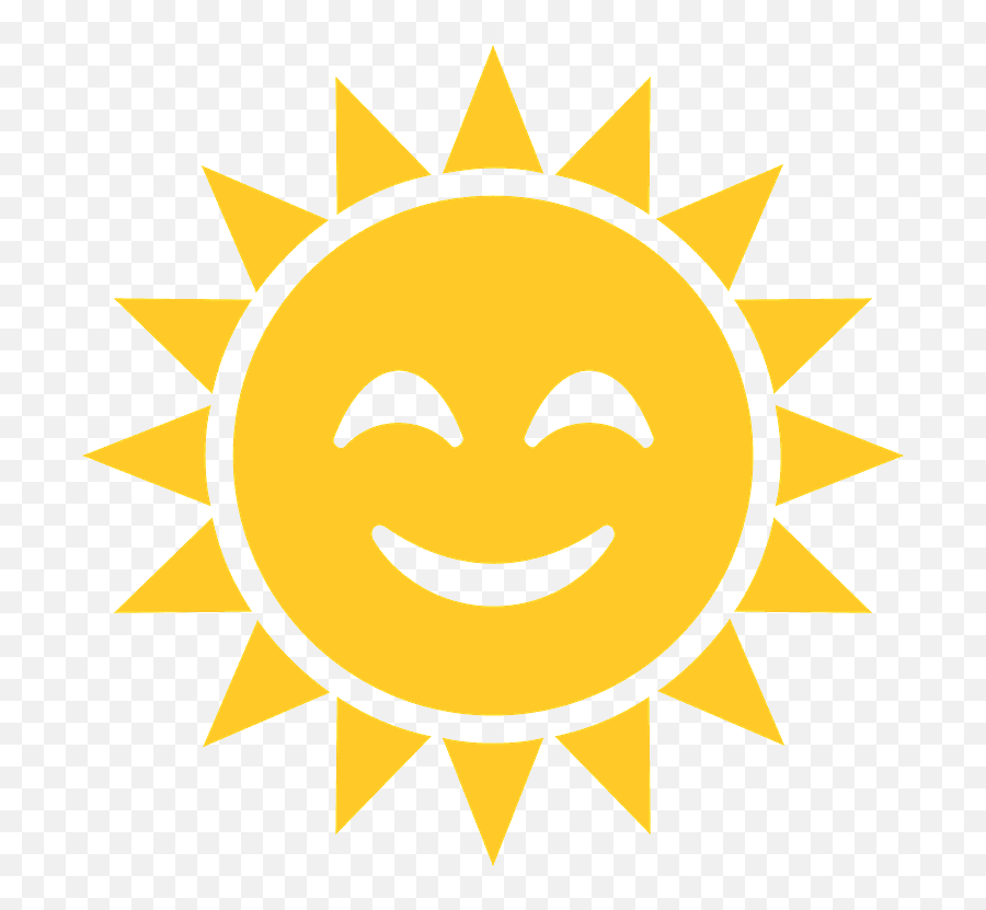 Top Rated Emojis Emojicouk - Sun Vector Simple Png,Slightly Smiling Emoji
