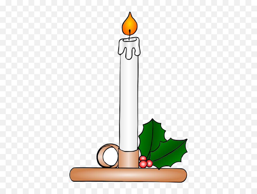 Cliparts Red Candle Clipart - Christmas Candle Clipart Emoji,Christmas Candle Emojis