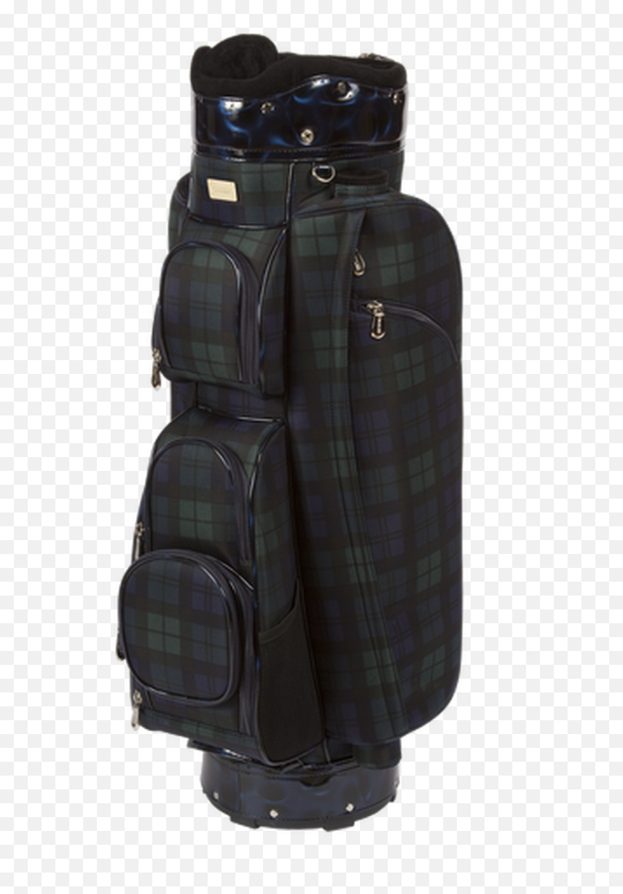Cutler Sports Kate Blackwatch Blue Plaid Ladies Golf Bag - Hiking Equipment Emoji,Emoji Guess Gloves+bag=?