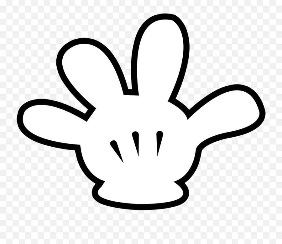 Transparent Mickey Mouse Glove - Zapato Mickey Mouse Png Emoji,Emoji Mano Se?alando