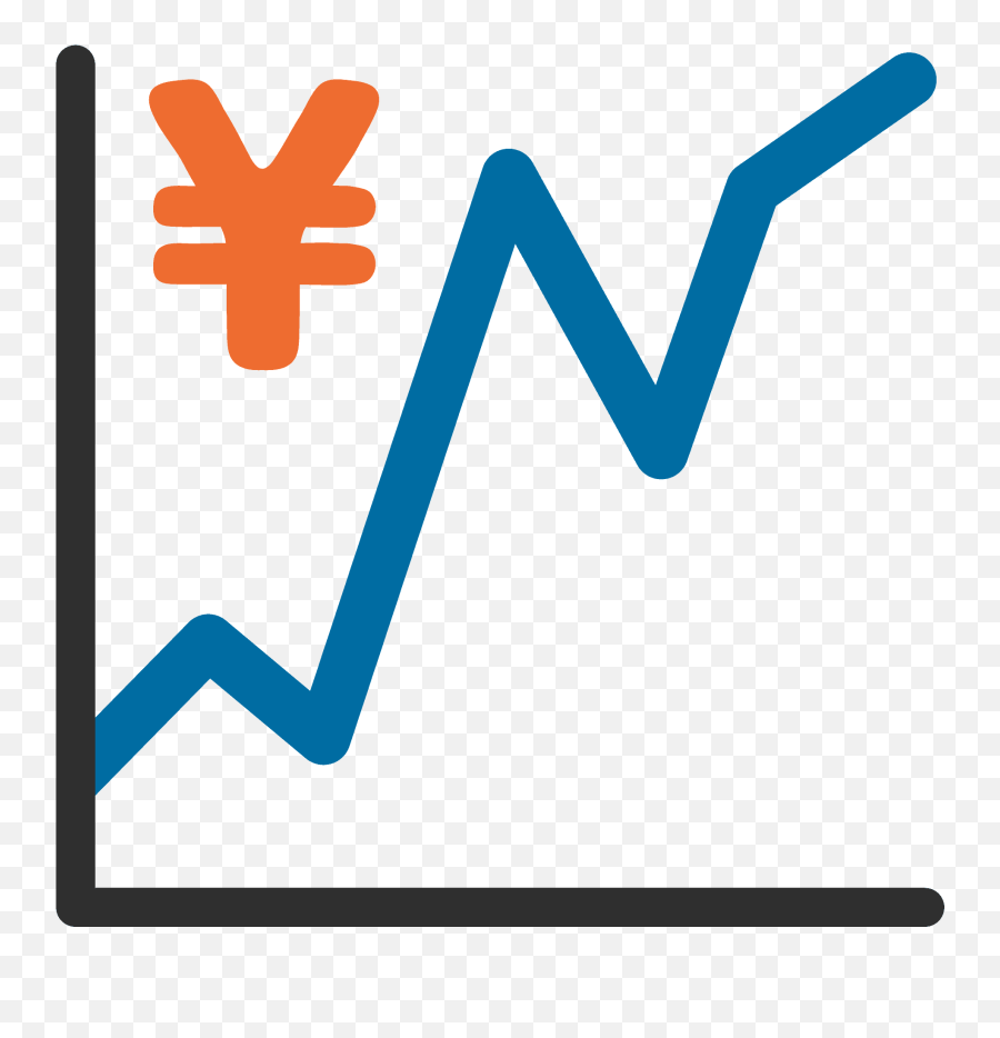 Chart Increasing With Yen Emoji - Vertical,Emoji Meaning Chart