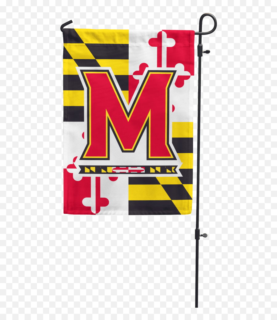 Maryland Flag With Umd Logo - Maryland Basketball Emoji,Umd Testudo Emoticon