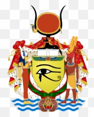Heraldic Prince Crown - Kemetic Coat Of Arms Emoji,Eye Of Horus Emoji