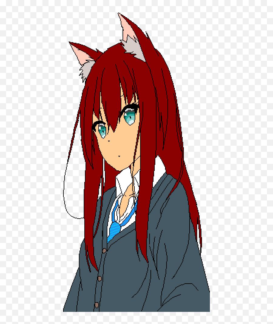 Wolf Ears Png - Girl With Wolf Ears Cartoon 2737853 Draw Anime Girl With Wolf Ears Emoji,Animal Eared Emoji