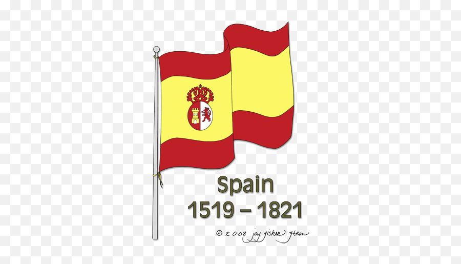 Spain Flag Emoji Png - Spain Flag In 1519,Dr Flag Emoji