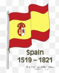 Spain Flag Emoji Png - Spain Flag In 1519,Dr Flag Emoji