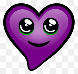 Purple Hearts Stickers - Happy Emoji,Emoji For Dating Sims