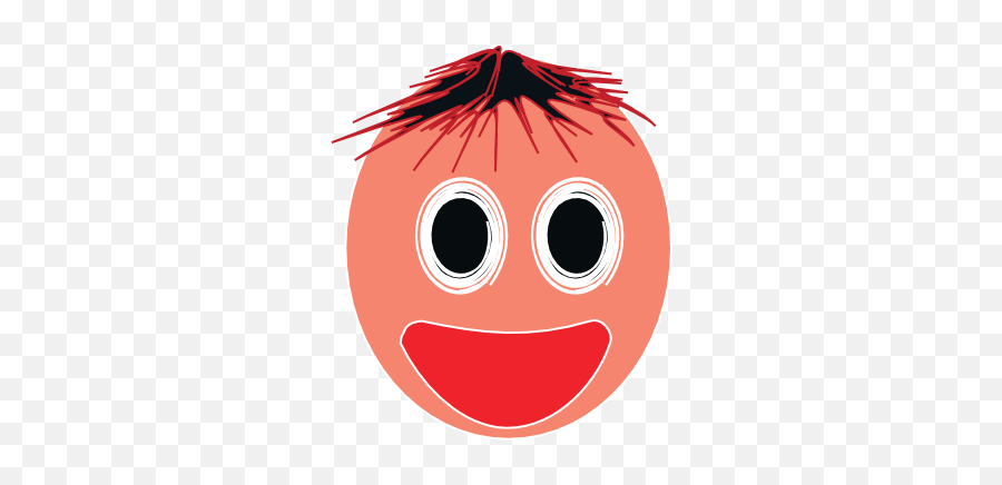 Red Hair Panic Boy Clipart I2clipart - Royalty Free Public Emoji,Paniquing Emoticon