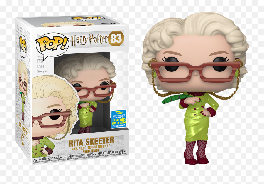 Vinyl Figure Harry Potter Rita Skeeter Pop Sdcc 2019 Rs Game Emoji,Harry Potter Emoticon Images
