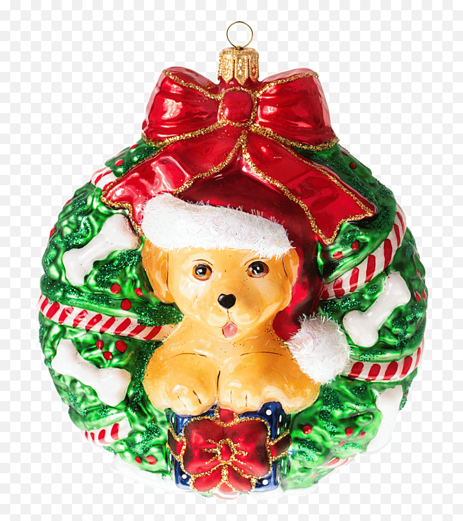 Dog Christmas Wreath Emoji,Japanese Emoticons Merry Christmas