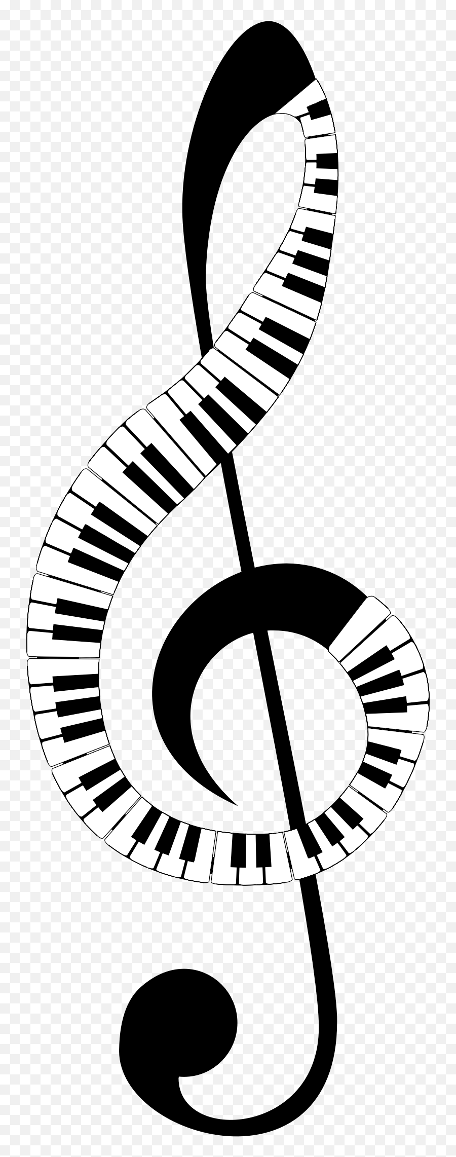 Keyboard Clipart Line Drawing Keyboard - Piano Treble Clef Drawing Emoji,Piano Emoji Png