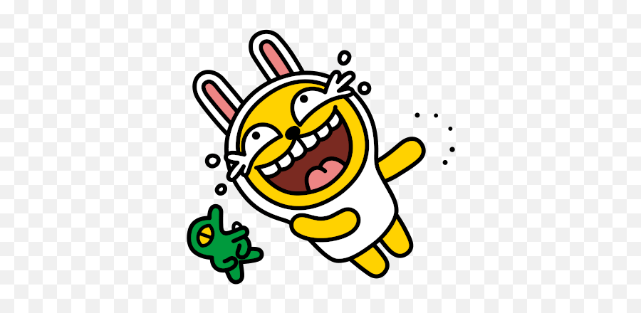 Hello Kakao Friends By Kakao Corp - Kakao Laughing Emoji,Hello Emojis