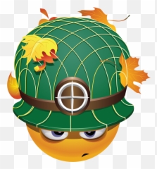 Army Emoji Decal - Hard,Us Army Emoji