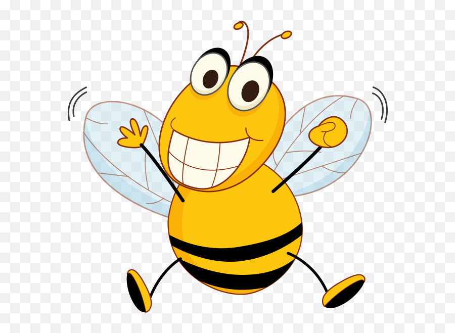 Crazy Clipart Bee Crazy Bee Transparent Free For Download - Bee Active Emoji,Bee Emoji Transparent
