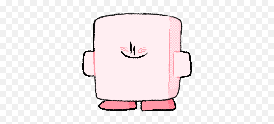 Hhhhhhuhuuaaghhhh Kirby But Cube Kirby Know Your Meme - Dot Emoji,Kirby Emoticon Text