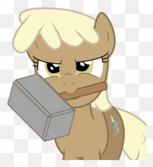 The Mare With The Mjölnir Cutie Mark - Mjolnir Mlp Emoji,Mjolnir Emoji