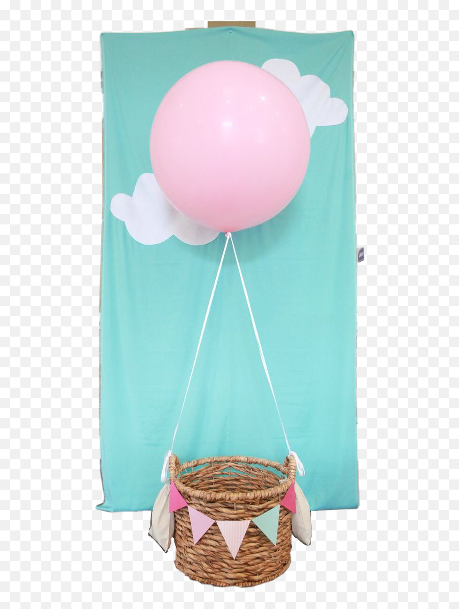 Sky Clouds Basket Balloon Sticker - Balloon Emoji,Emoji Gift Clouds