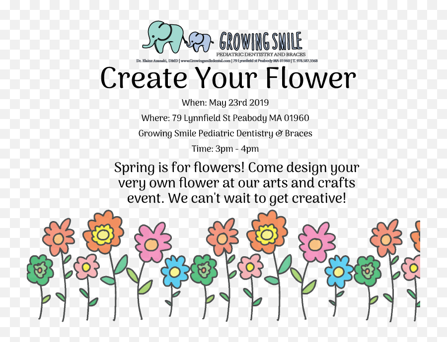 Create Your Flower - Growing Smile Floral Emoji,Fun Emoji Crafts