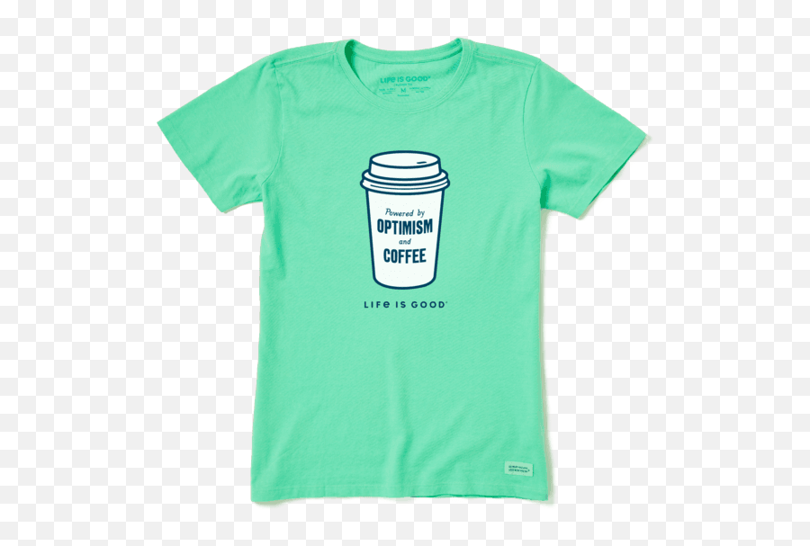 Coffee And Optimism Crusher Tee - Lid Emoji,Toddler Emoji Slippers