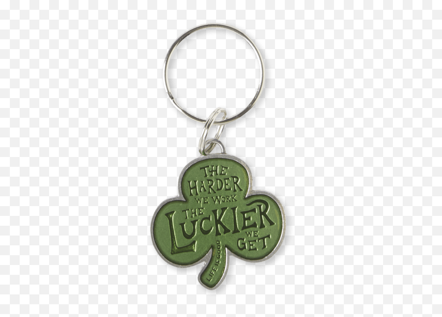 Accessories Shamrock Work Keeper Keyring Life Is Good - Work Keychain Emoji,Emoji Key Ring