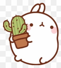 Molang Bunny Kawaii Cute Sticker - Molang Bunny Emoji,Molang Emoji