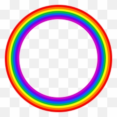 Clipart Rainbow Vector Clipart Rainbow - Rainbow Circle Png Emoji,Full Rainbow Emoji