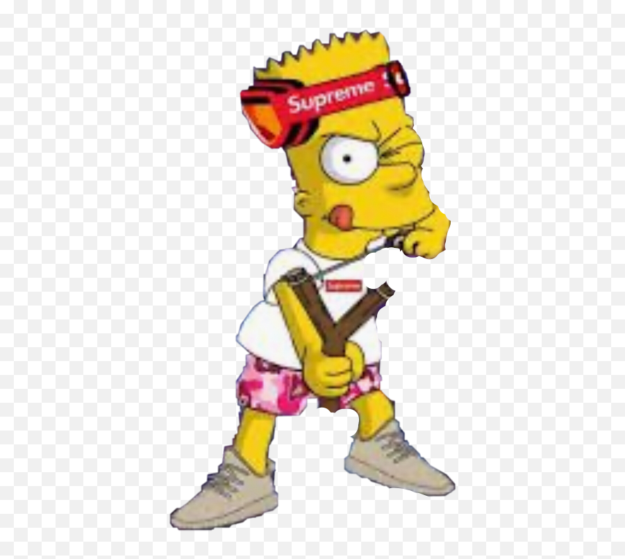 Bartsimpson Stickers Slingshot Sticker - Imagens Do Simpson Emoji,Catapult Emoji