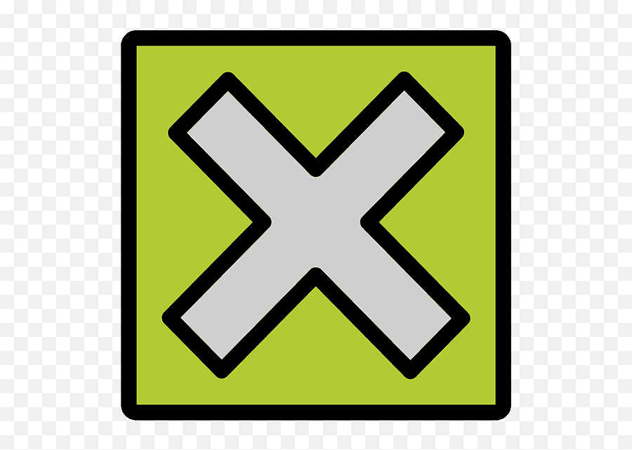 Cross Mark Button Emoji Clipart - Icon,Green Checkmark Emoji