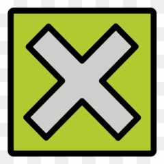 Cross Mark Button Emoji Clipart - Icon,Green Checkmark Emoji