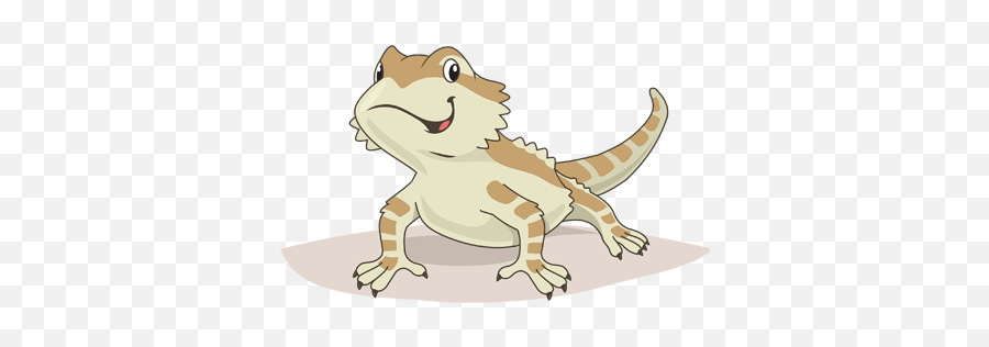 Bearded Dragons - Bearded Dragon Cartoon Emoji,Do Bearded Dragons Change Color Do To Emotion