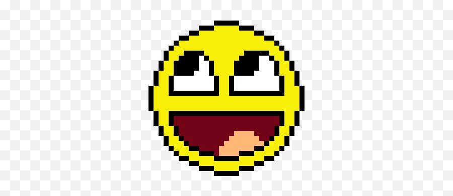 Pixel Art Gallery - Happy Minecraft Pixel Art Emoji,Yuno Emoticon